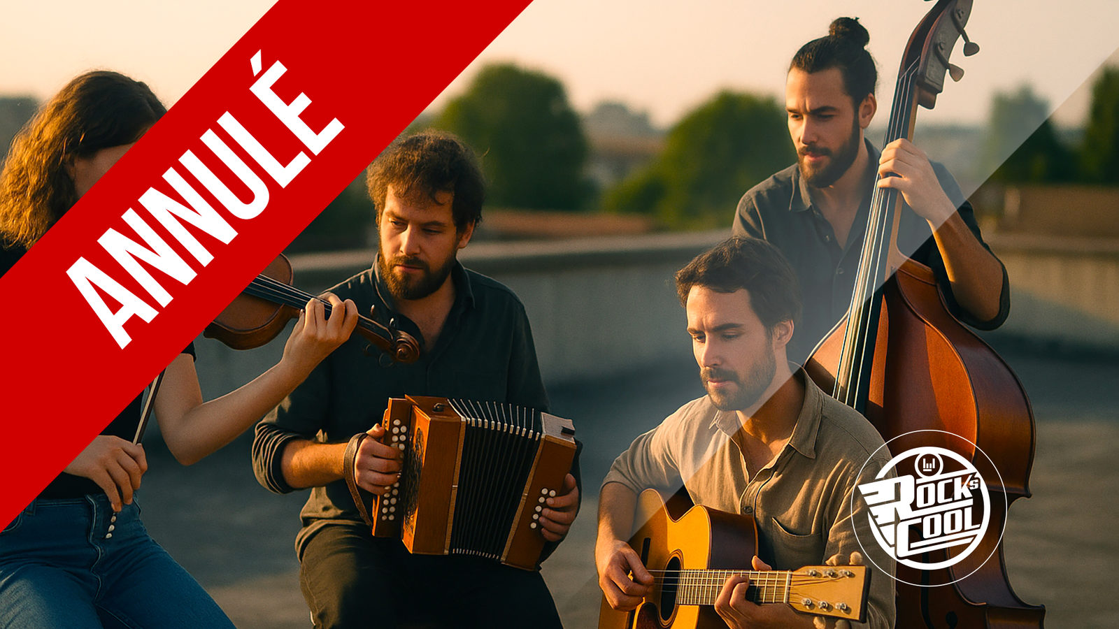 ⚠️ ANNULATION ⚠️  Jam acoustique